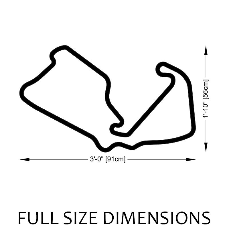 Silverstone Circuit Track Sculpture Full Size Silverstone Circuit Track Sculpture Full Size
